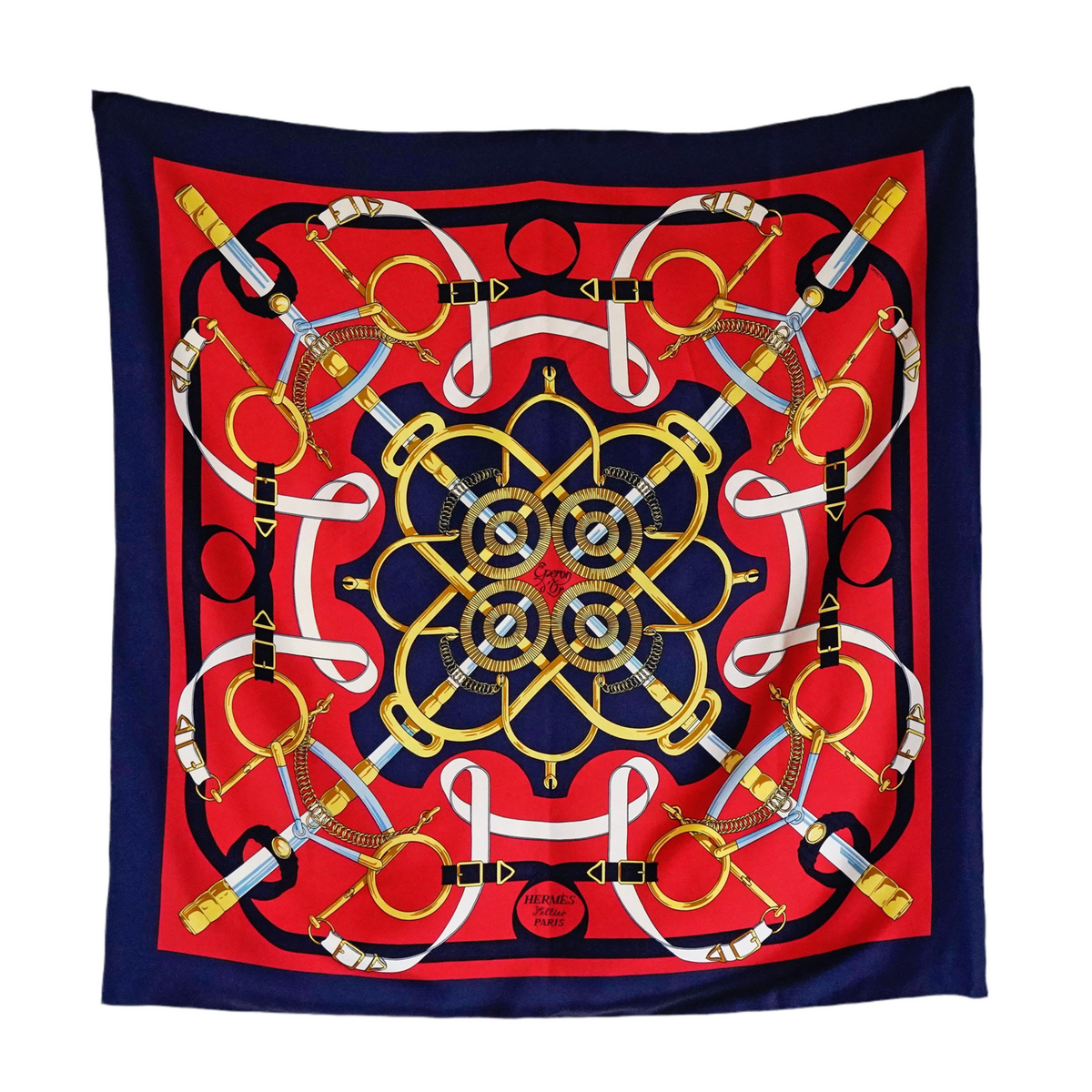 Vintage HERMES Silk Scarf / エルメス・シルクスカーフ(Eperon Vintage HERMES Silk Scarf / エルメス・シルクスカーフ(Eperon