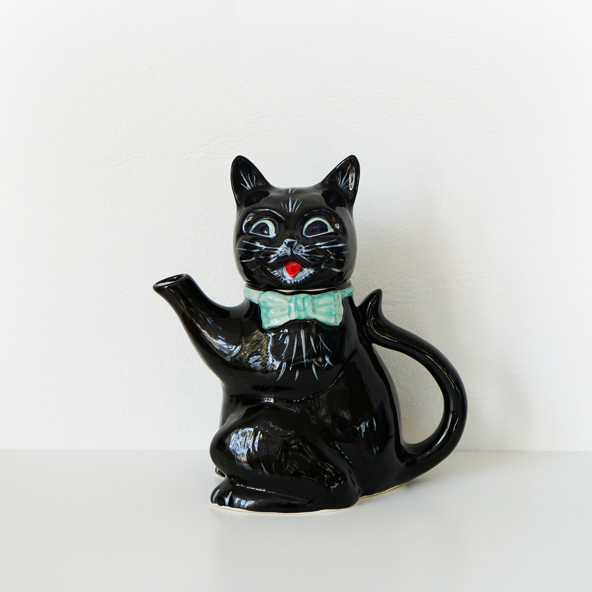 Black Cat Tea Pot 