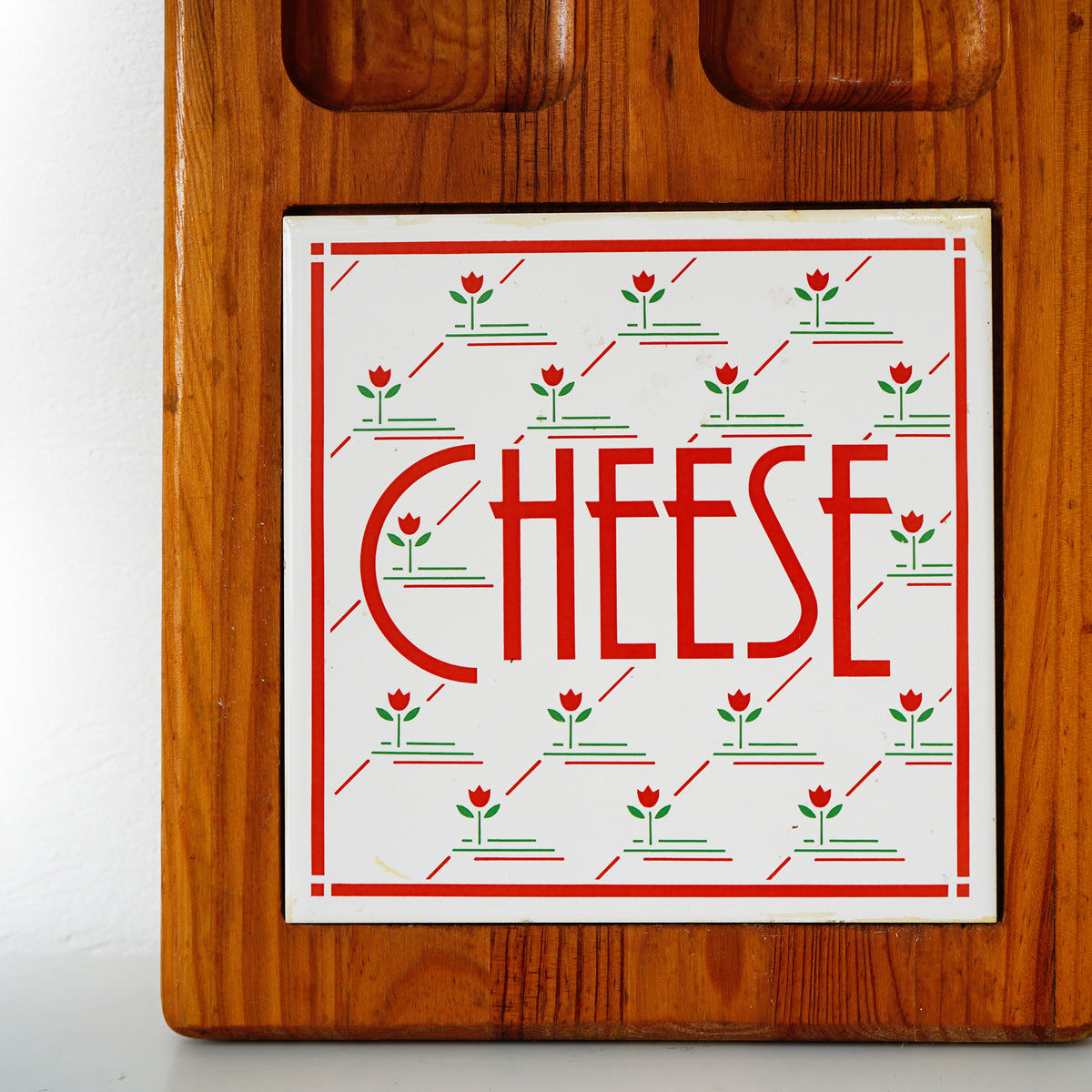 1970s Vintage Cheese Board with Rope Handle / ポルトガル製 ヴィンテージ チーズボード(che