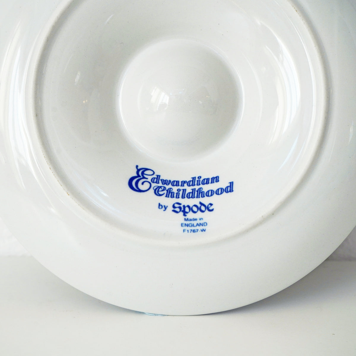 1970s Spode Edwardian Childhood / スポード・エッグプレート (dead