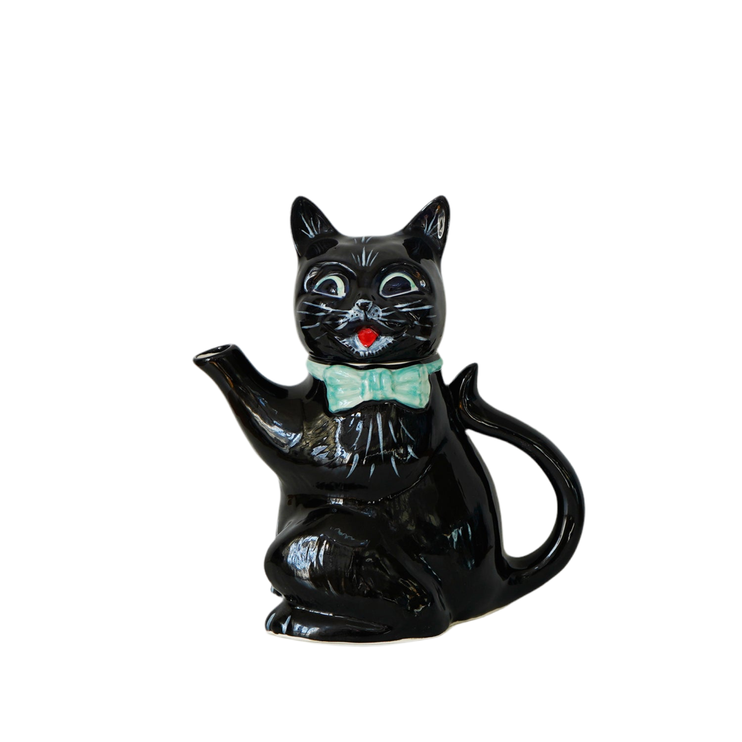 Black Cat Tea Pot 