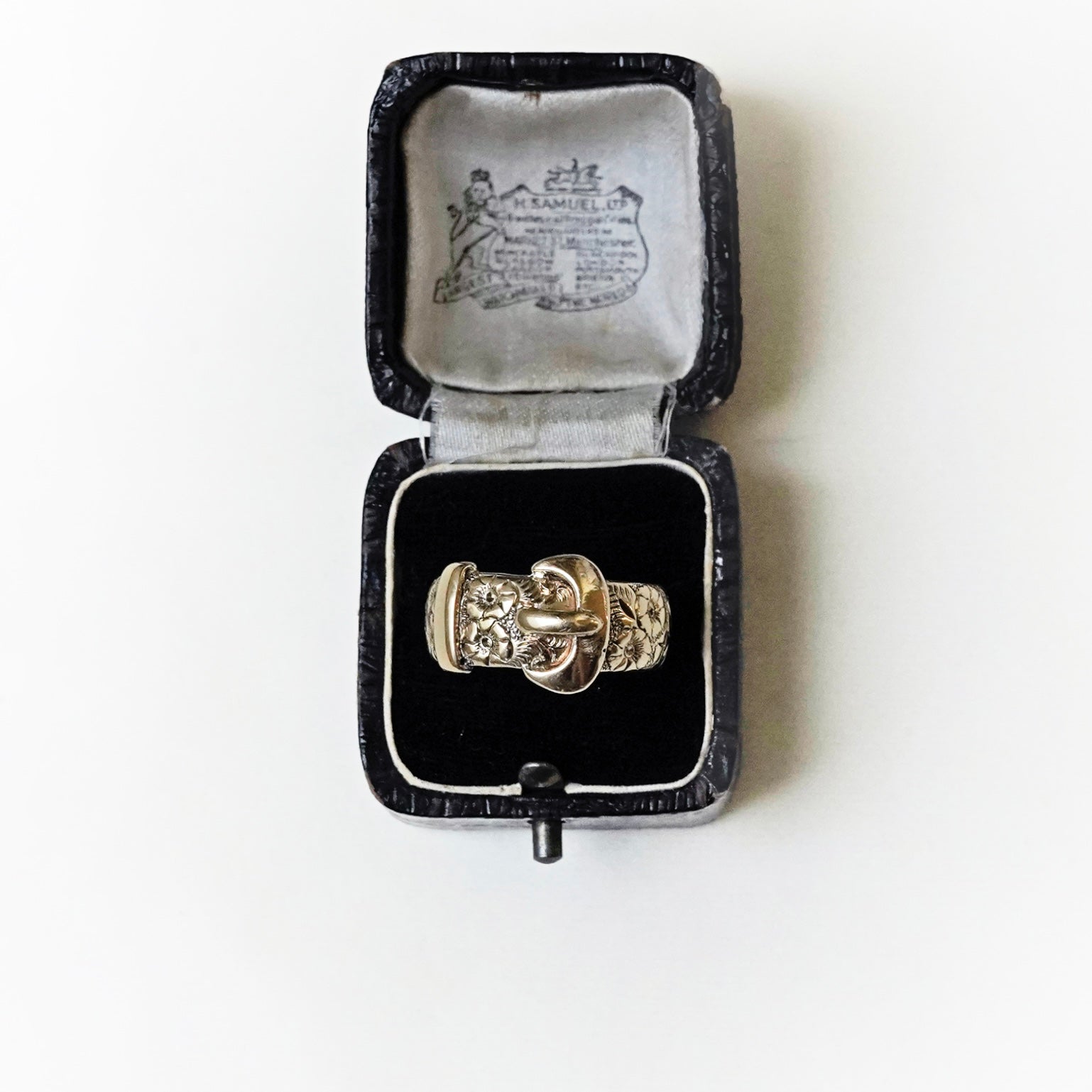 1884 Antique Pearl & Double Heart Ring (K9) /ヴィクトリアン