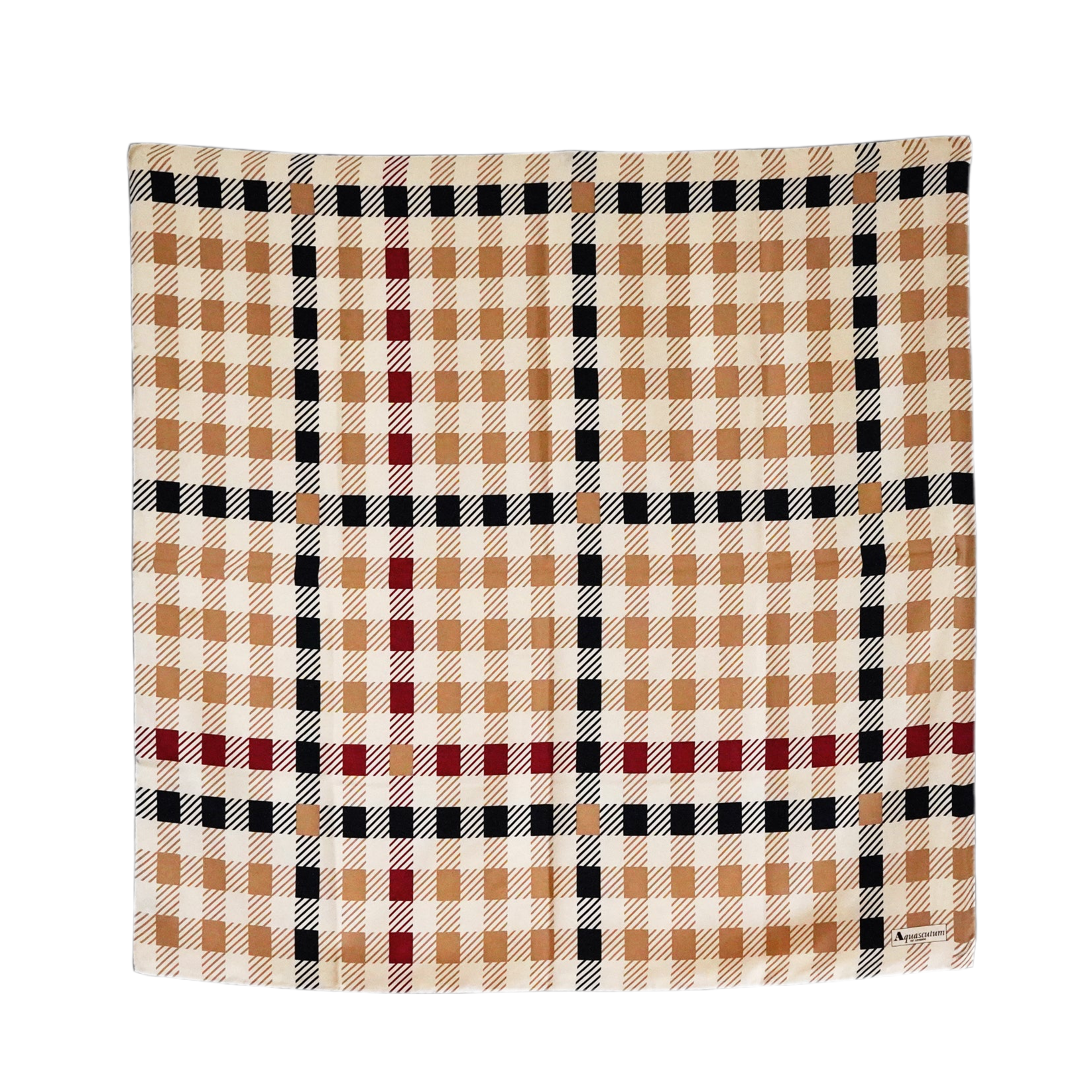Vintage Burberry Check Silk Scarf / バーバリー NOVA チェック