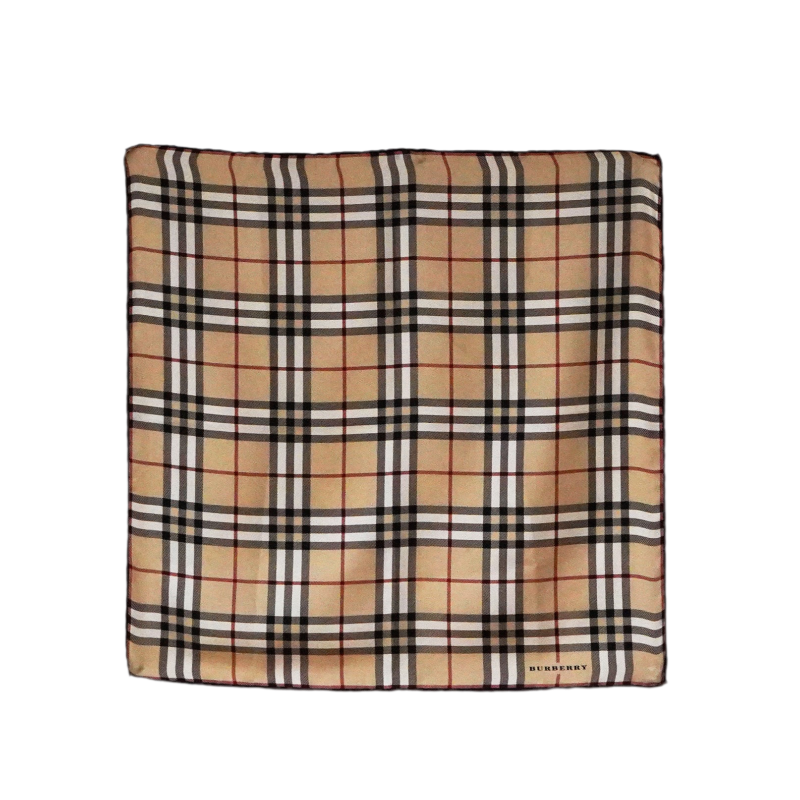 Vintage Burberry Check Silk Scarf / バーバリー NOVA チェック Vintage Burberry Check Silk Scarf / バーバリー NOVA チェック