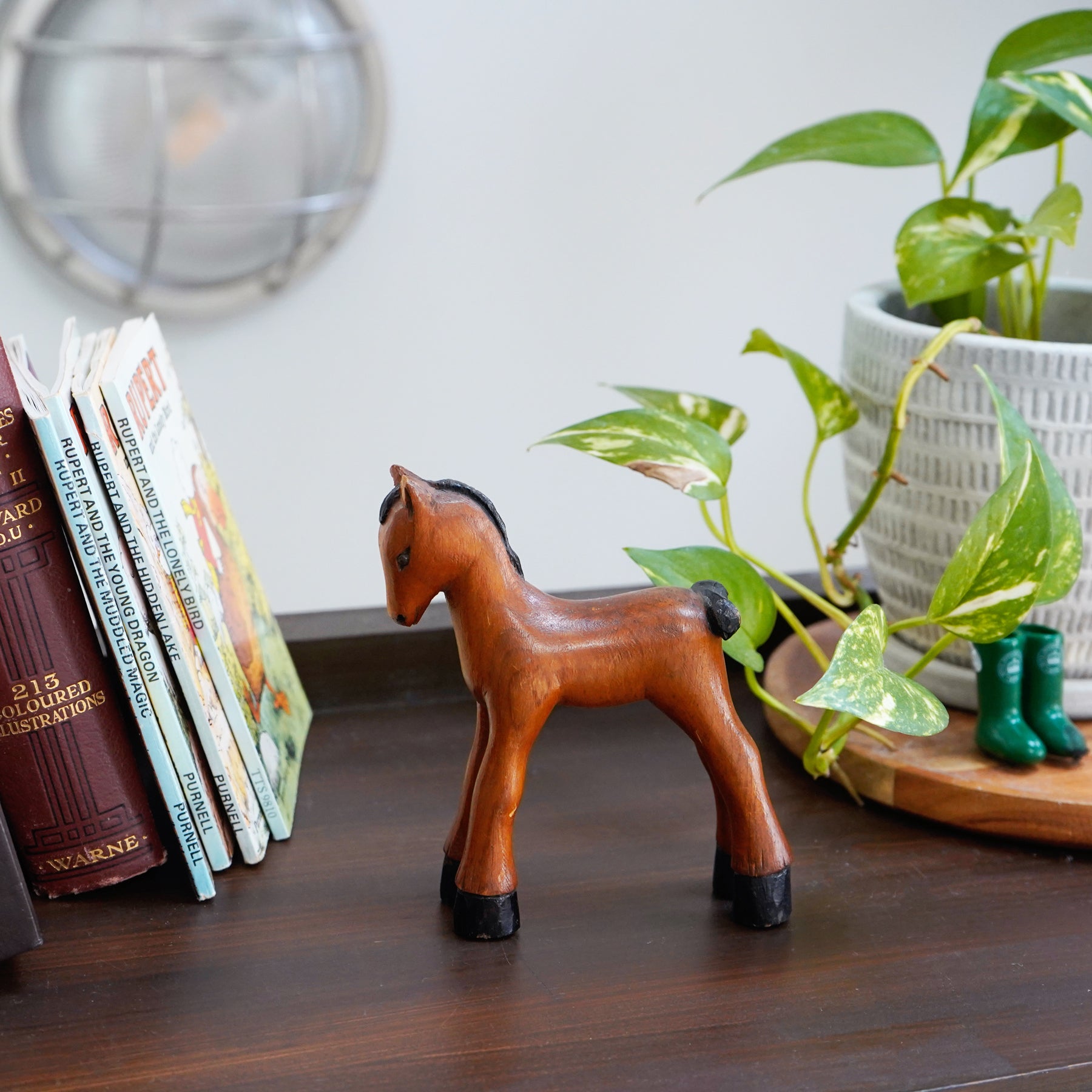 Vintage Wooden Horse / ハンドメイド ヴィンテージ 木馬のおもちゃ – thepostoffice.jp