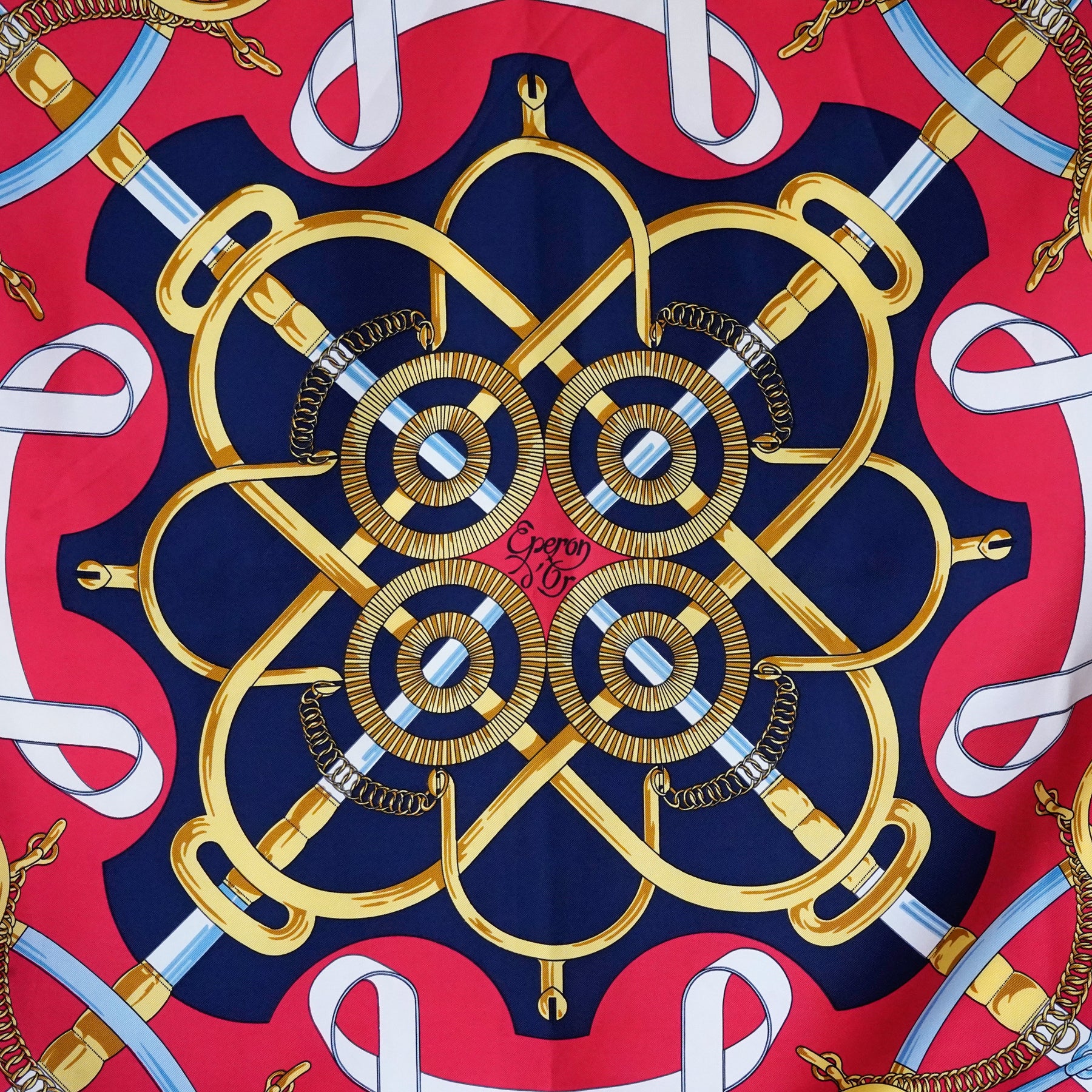 Vintage HERMES Silk Scarf / エルメス・シルクスカーフ(Eperon