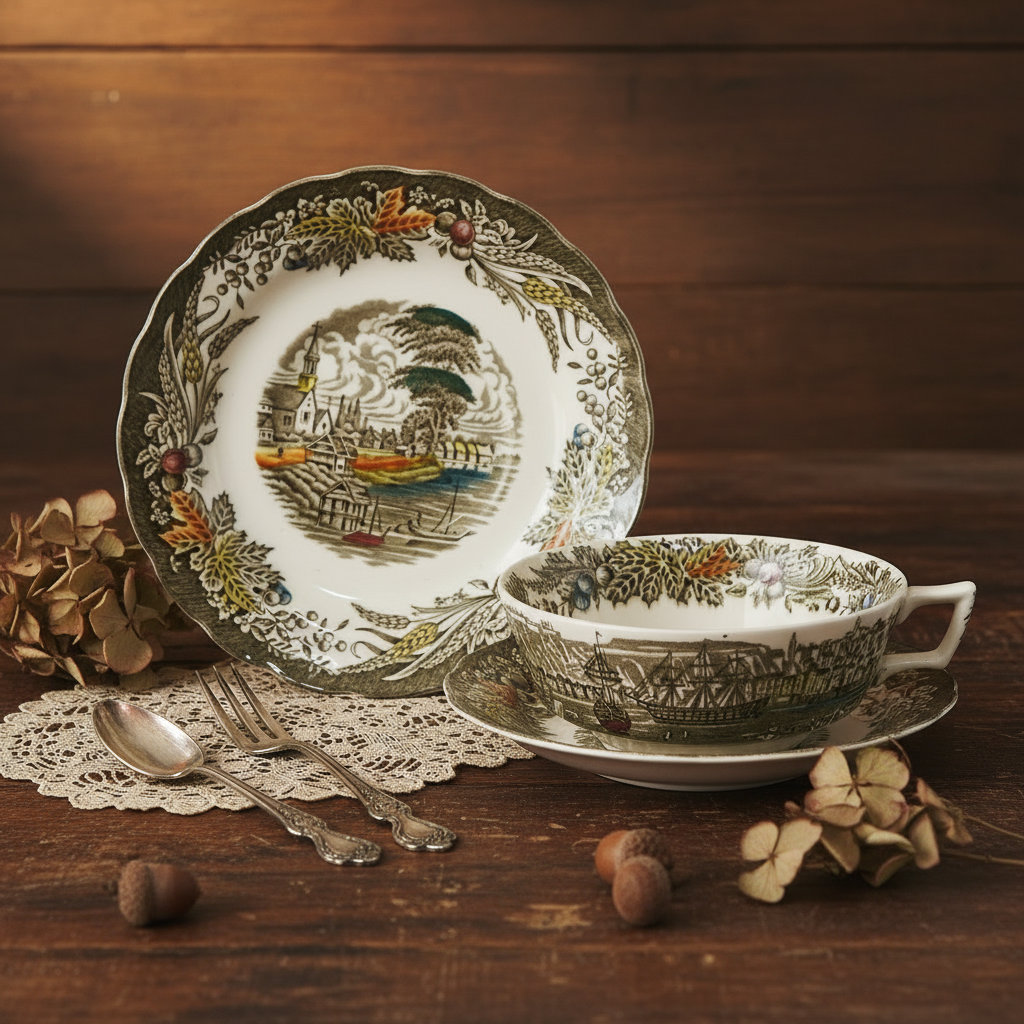 Vintage Ridgway Cup & Saucer / 英国リッジウェイ カップアンド Vintage Ridgway Cup & Saucer / 英国リッジウェイ カップアンド