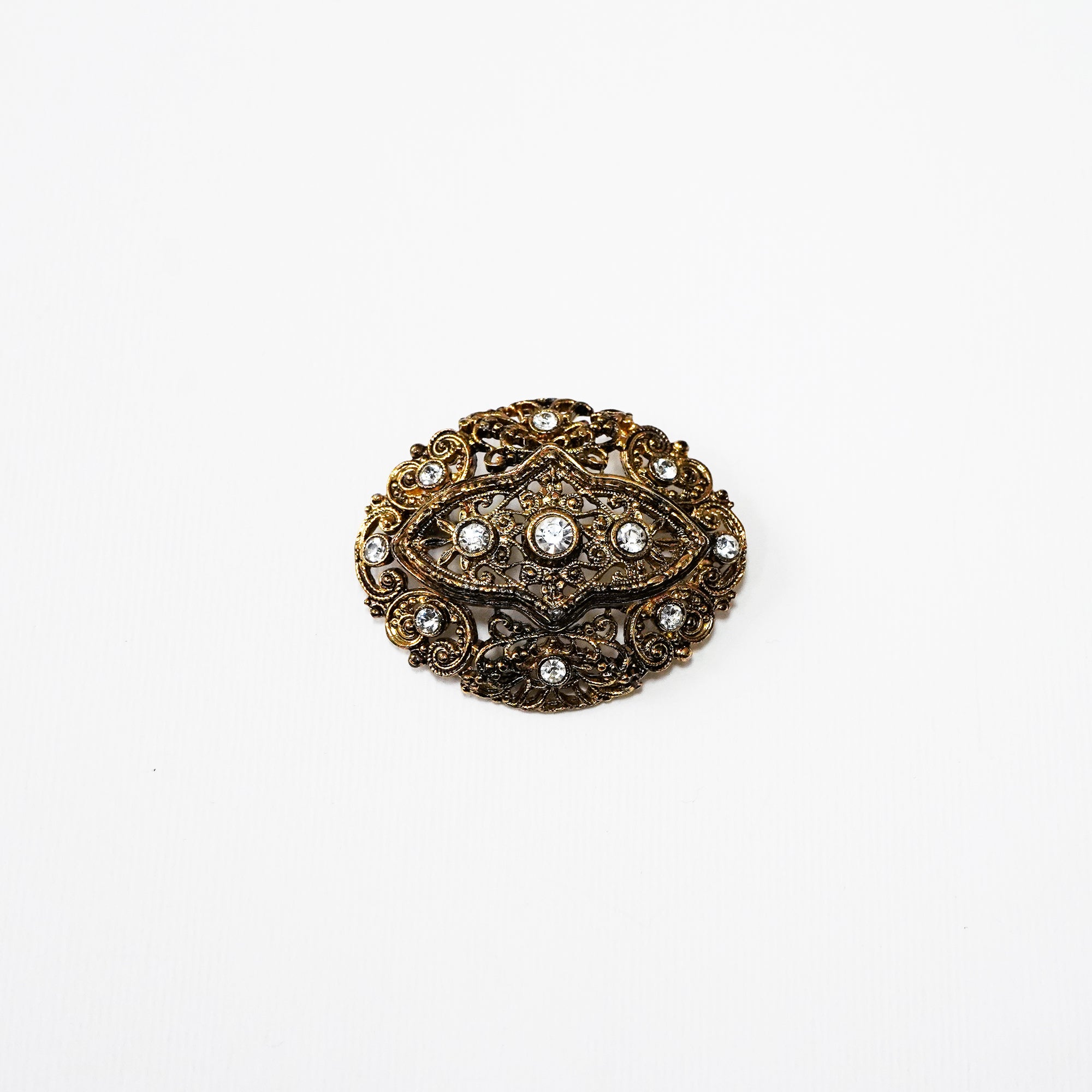 Dead stock Filigree Brooch / デッドストック・フィリグリーブローチ(antique gold)