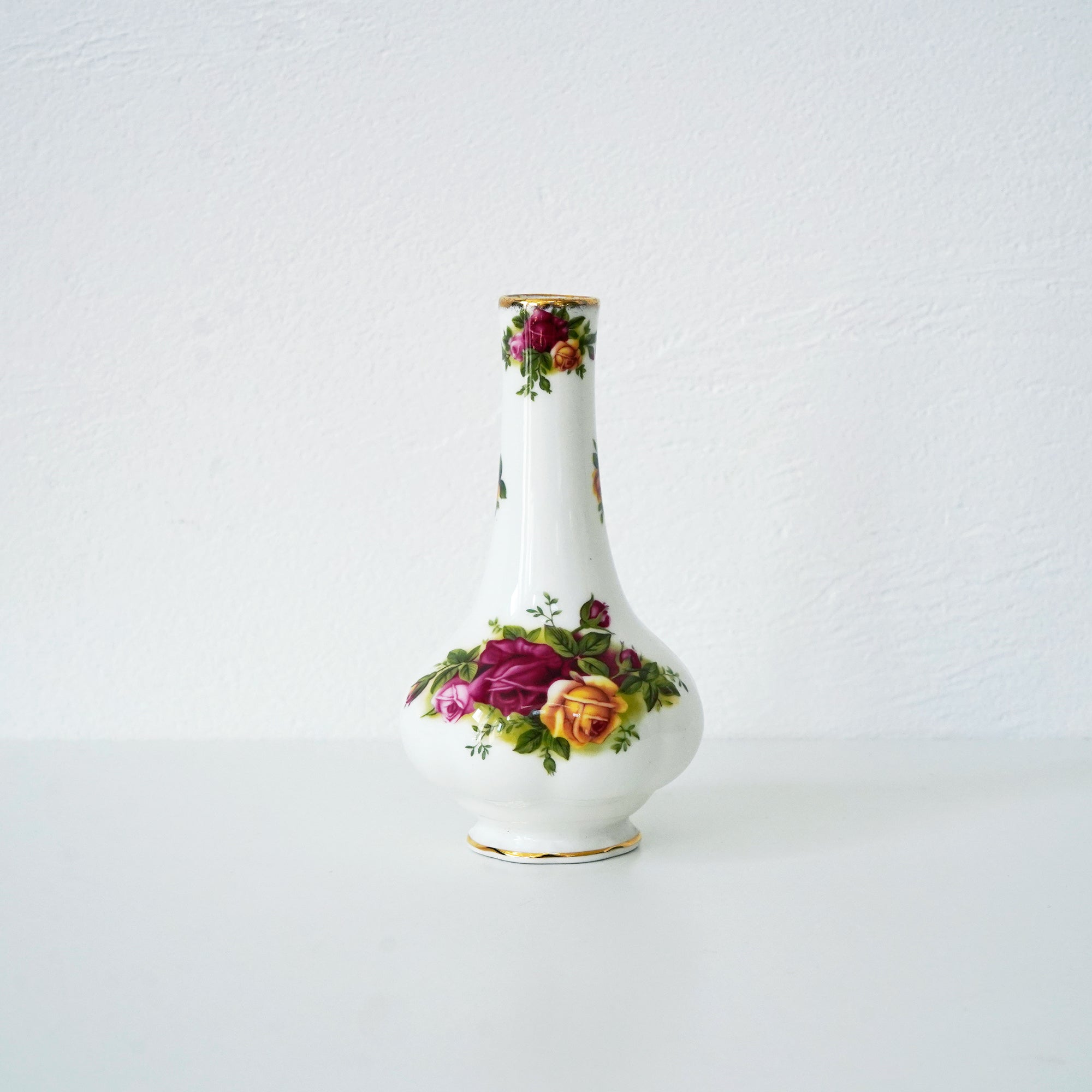 イギリス ビンテージ☆バラのトールピッチャー 花瓶roses フラワーベース-