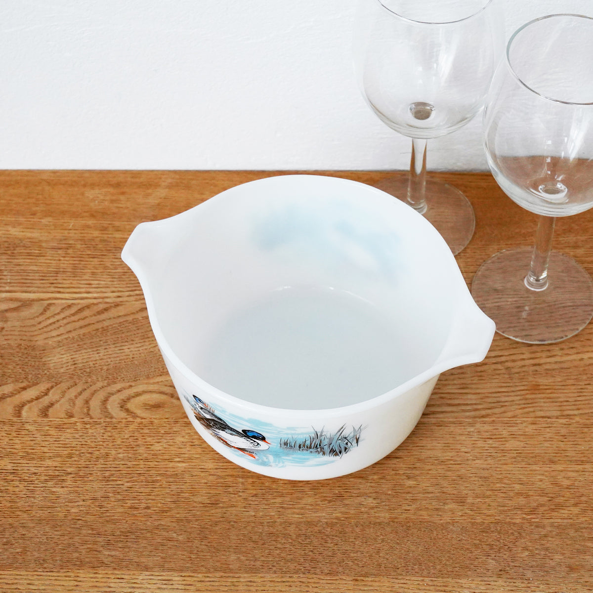 JAJ PYREX Casserole Bowl / パイレックス・ミルクガラスボウル