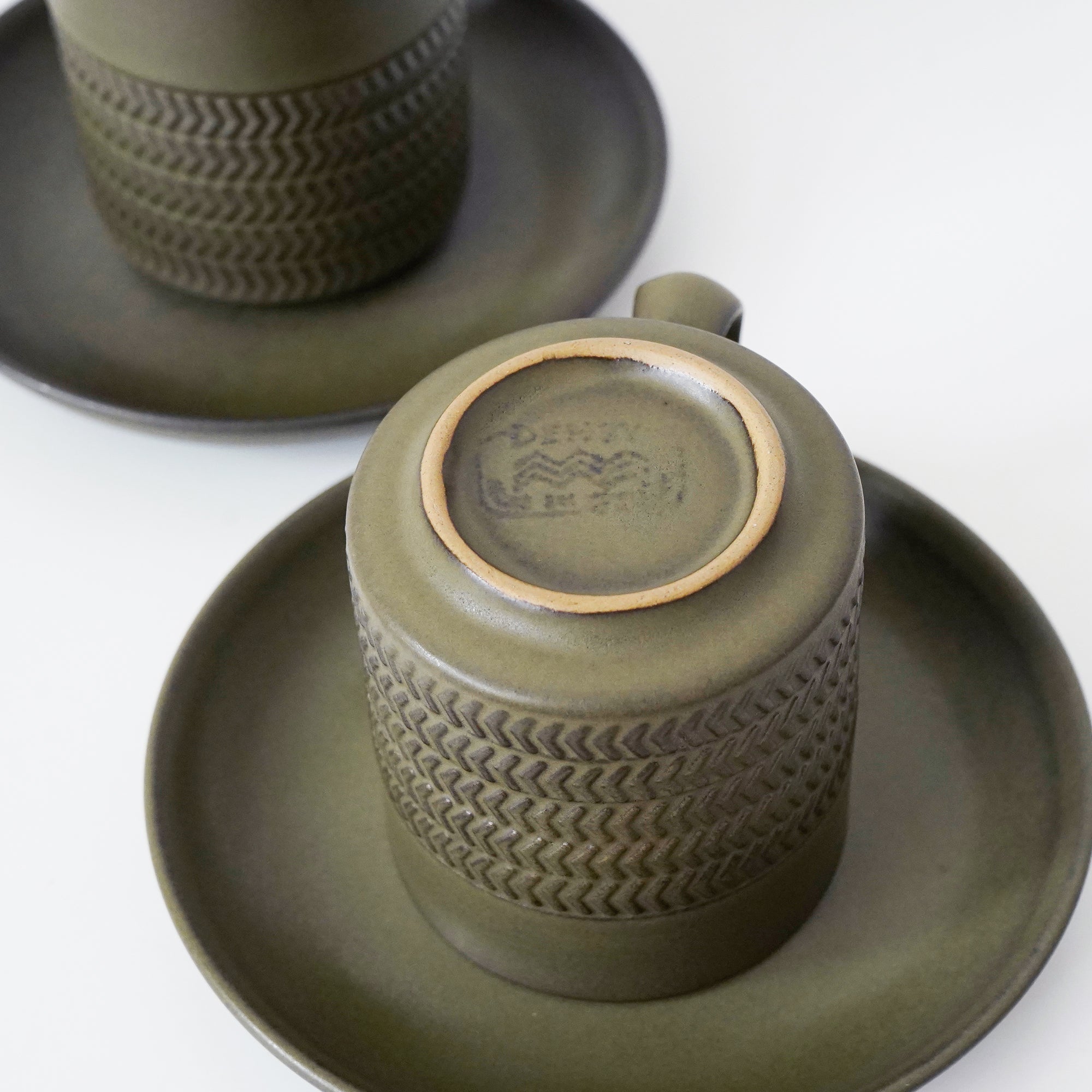 Vintage DENBY Coffee Set / 英国製 デンビー コーヒーセット (sage 