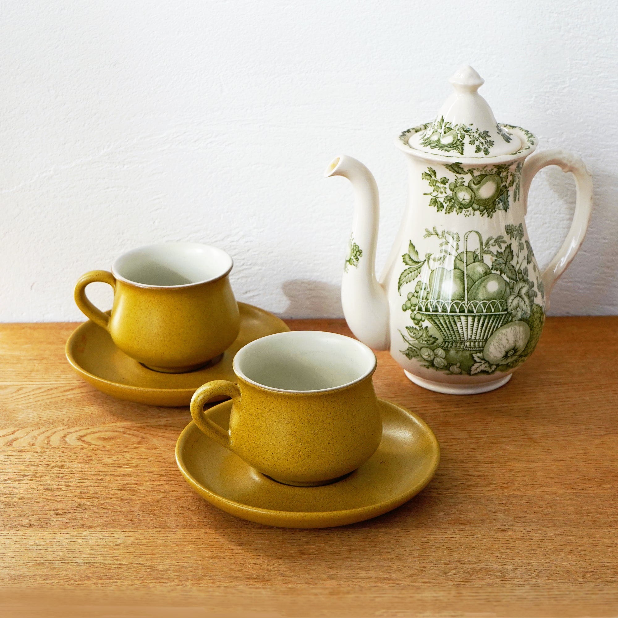Vintage DENBY Cup & Saucer / 英国製 デンビー コーヒーカップ
