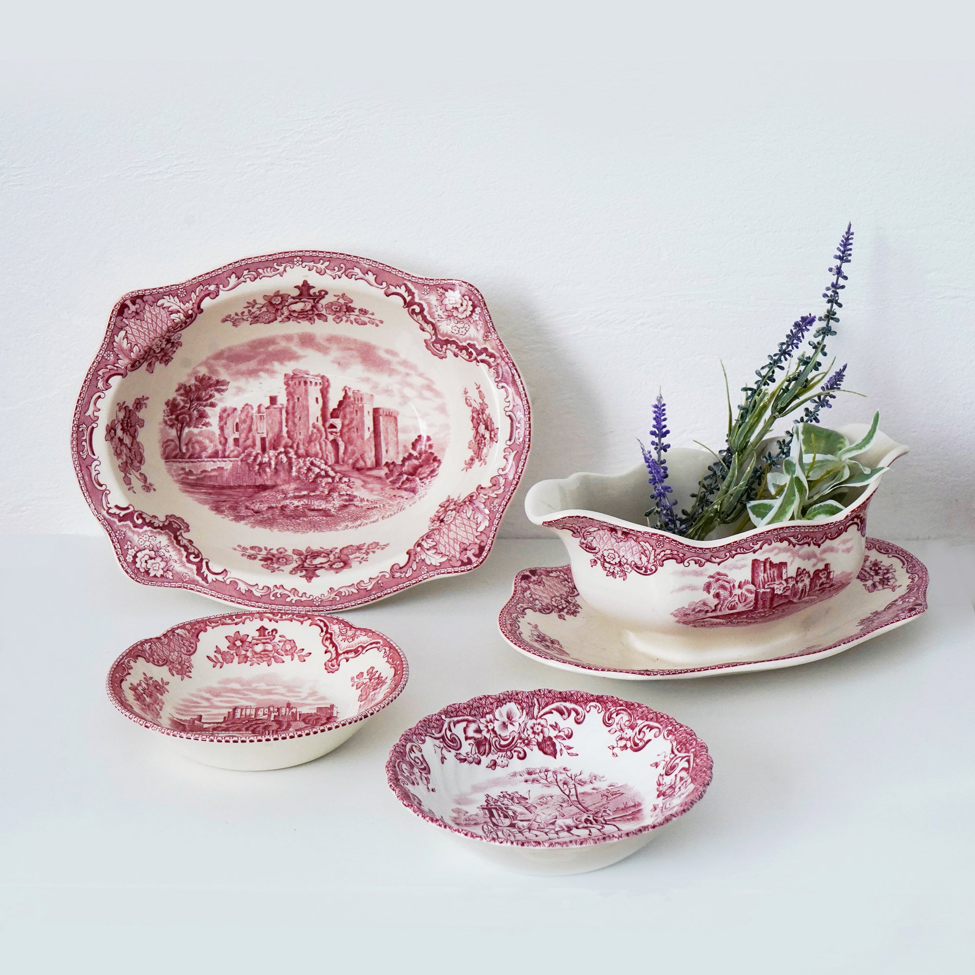 Johnson Bros Coaching Scenes Bowl / 英国製 ジョンソンブラザーズ