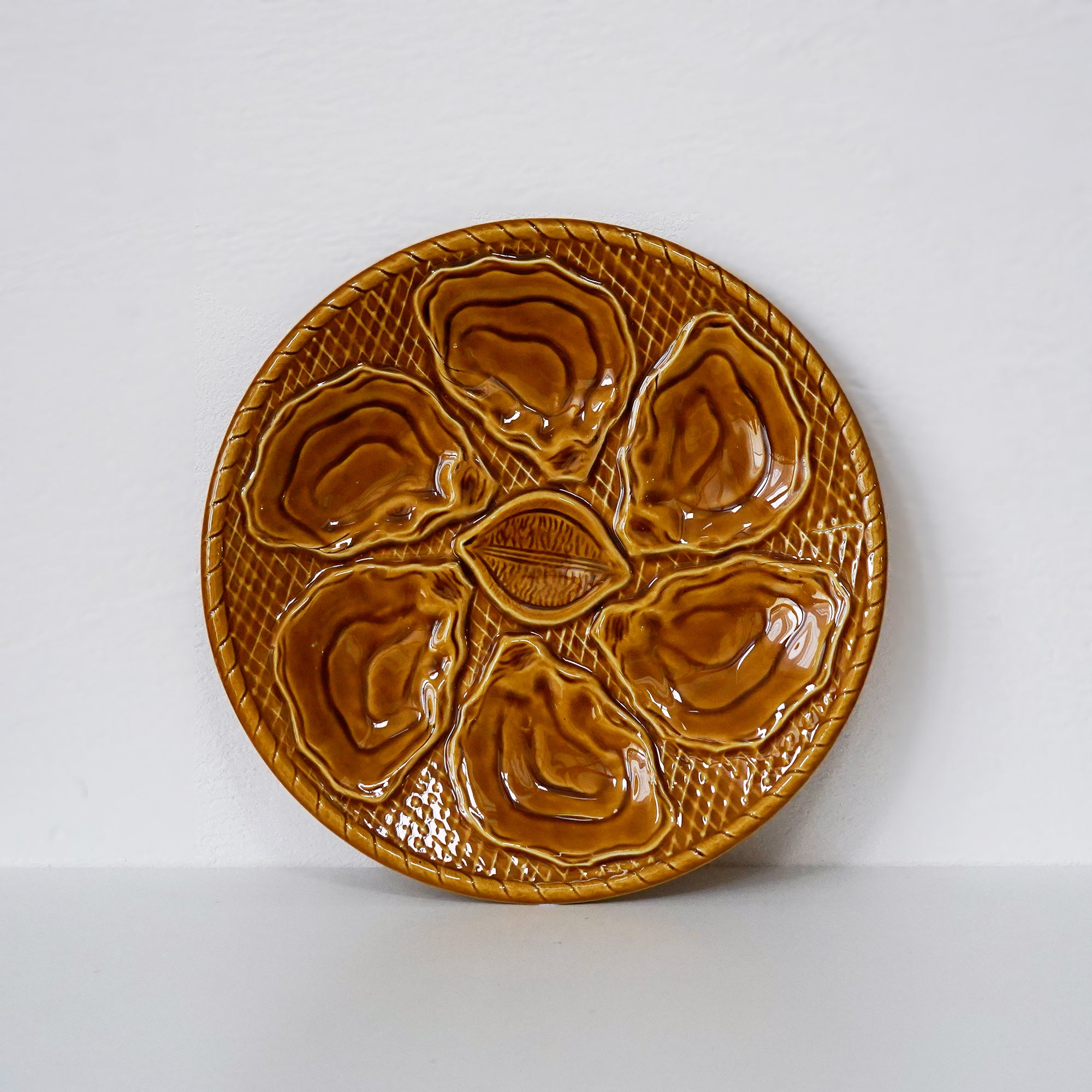 GIEN Oyster Plate / フランス製 ジアン オイスタープレート