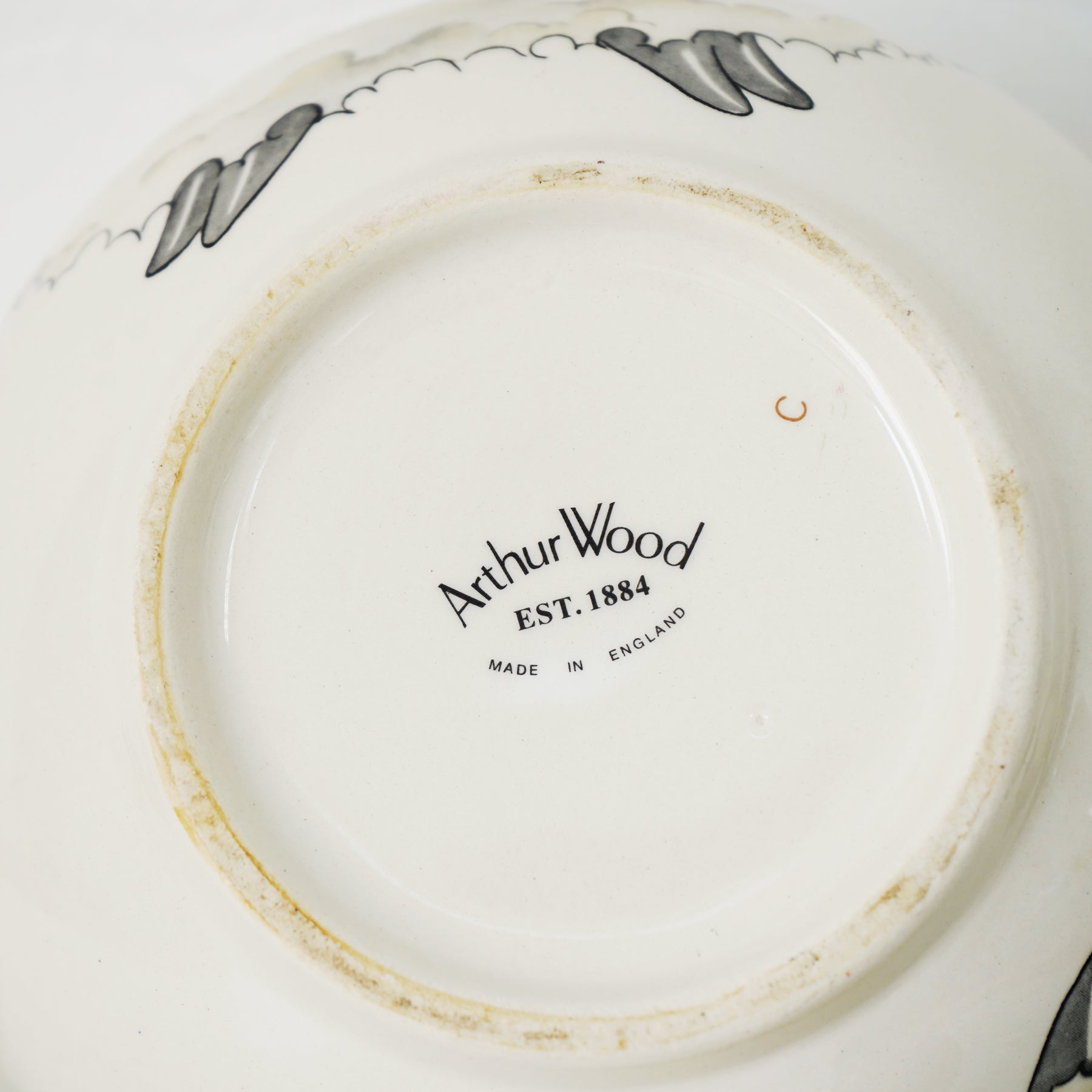 * antique sheep ✵ * 水色リボンと鈴をつけた小さな 羊さん Vintage Arthur Wood Sheep Tea Pot / 英国製 シープティーポット