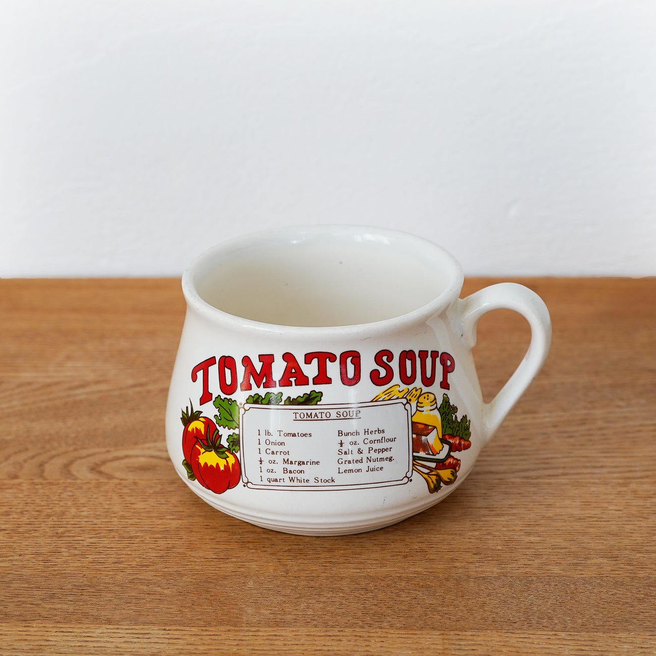 Vintage Tomato Soup Recipes Mug / イギリス・トマトスープレシピマグ