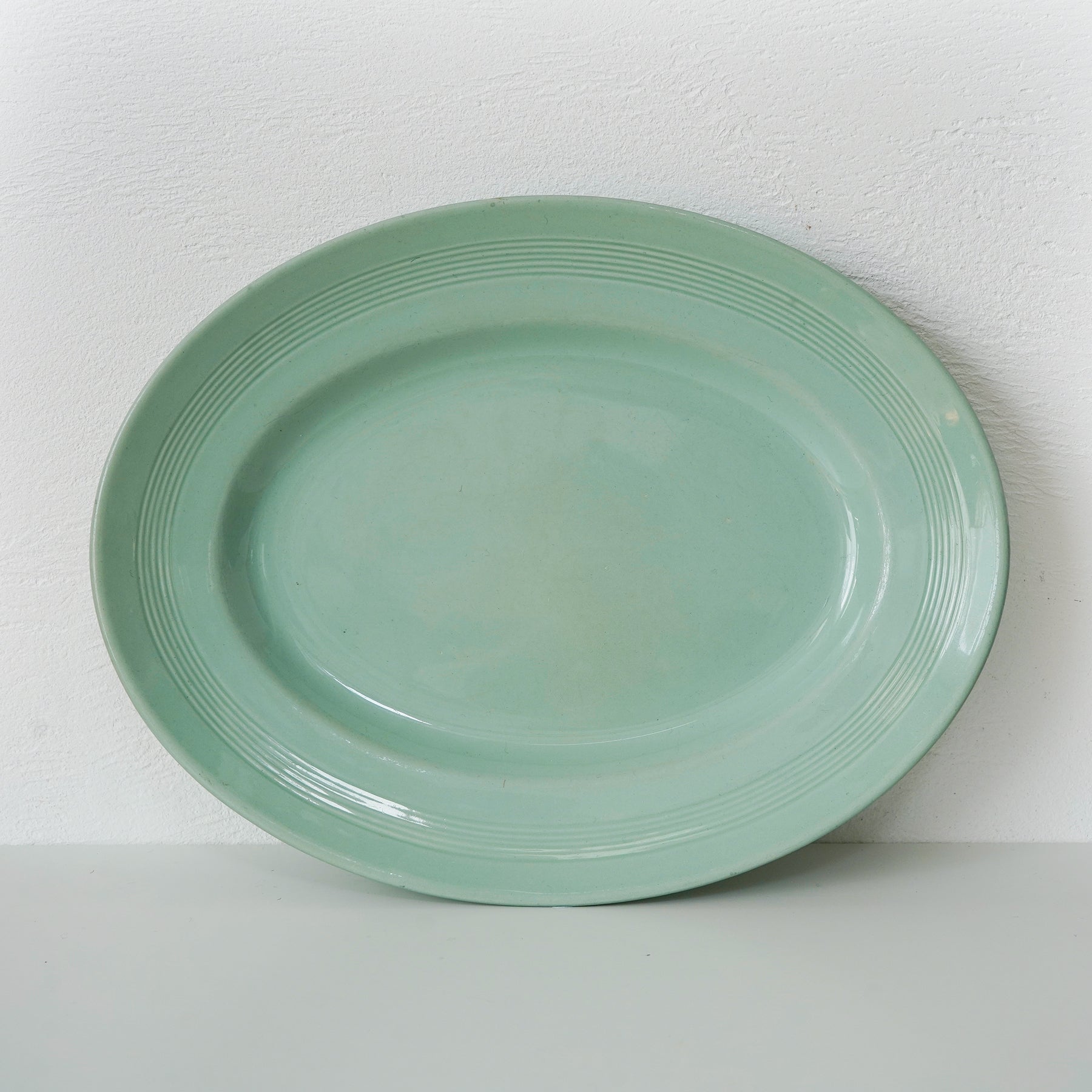 GIEN Oyster Plate / フランス製 ジアン オイスタープレート (olive) – thepostoffice.jp